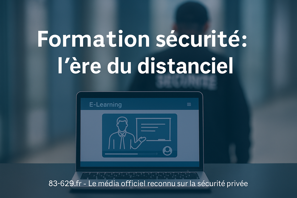 Sécurité privée : la formation initiale bascule dans l’ère du distanciel image de l'article