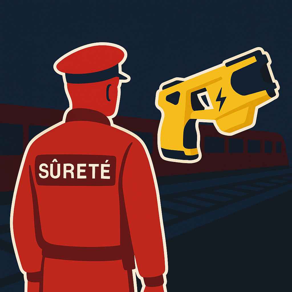 Taser pour la sûreté ferroviaire : le gouvernement face au vide juridique image de l'article