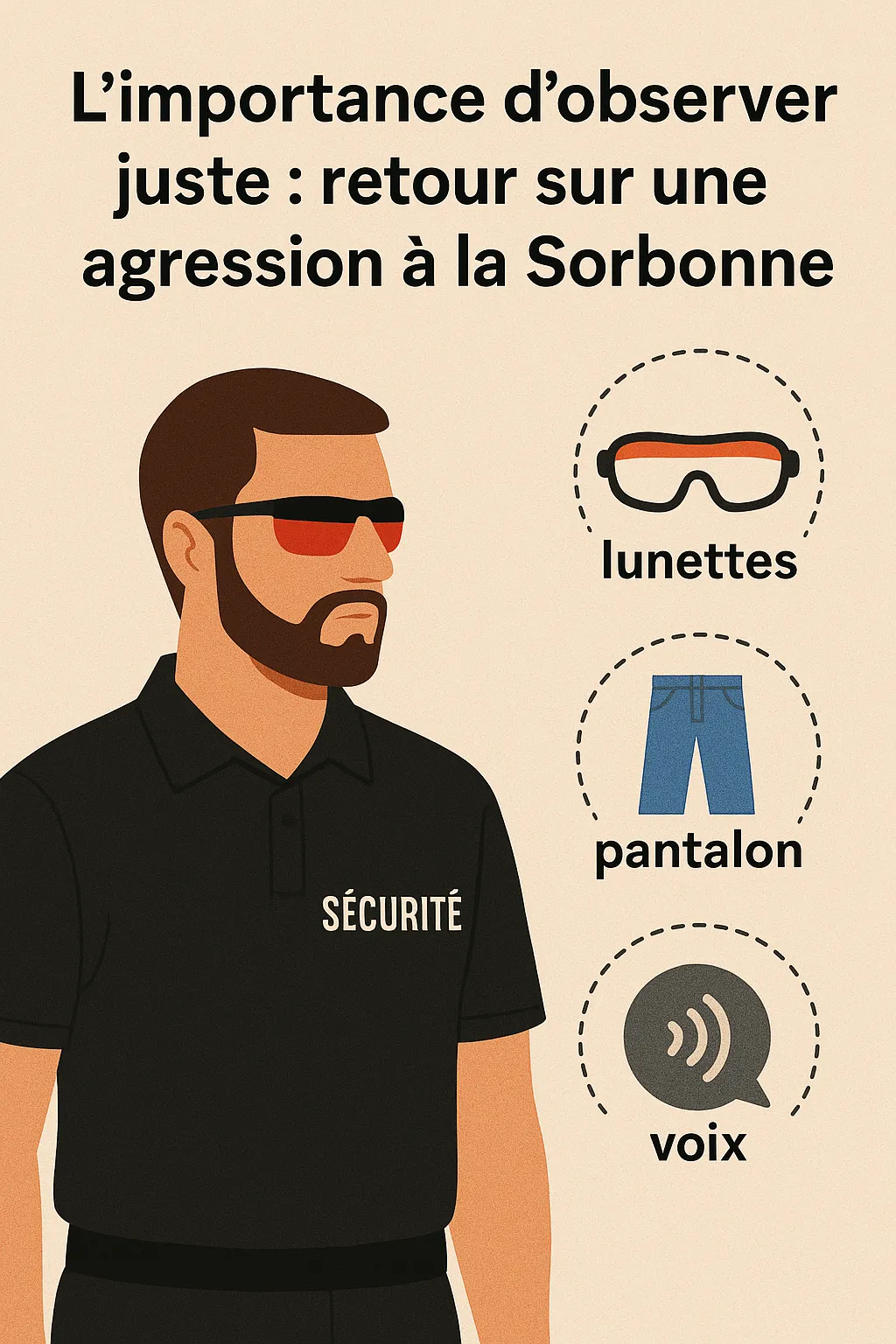 L'importance d'observer pour un agent de sécurité : retour sur une agression à la Sorbonne