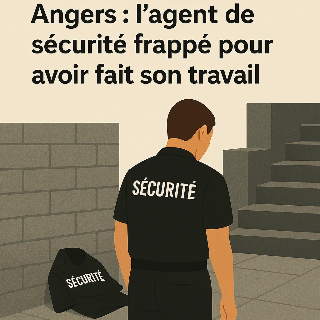 Angers : l’agent de sécurité frappé pour avoir fait son travail