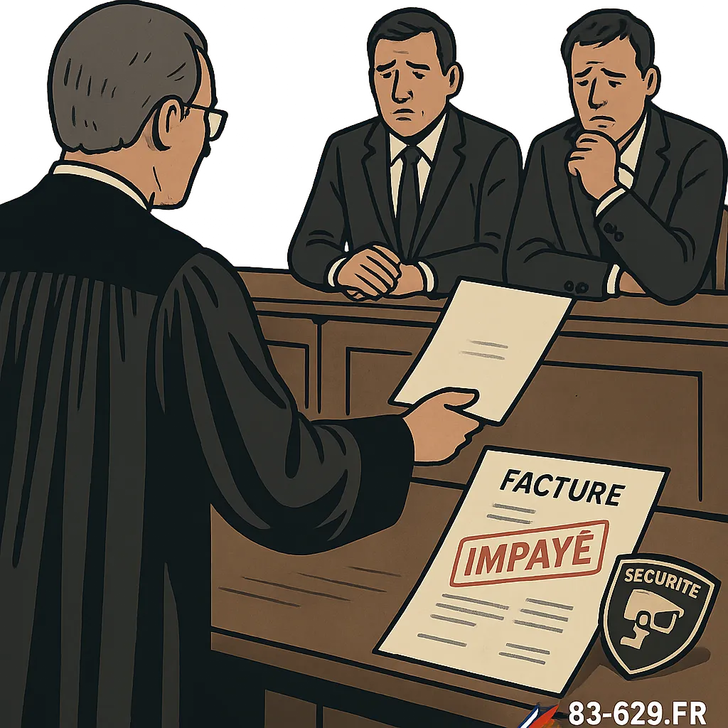 Une dette impayée ? Une société de Sécurité fait condamner les associés de son client !