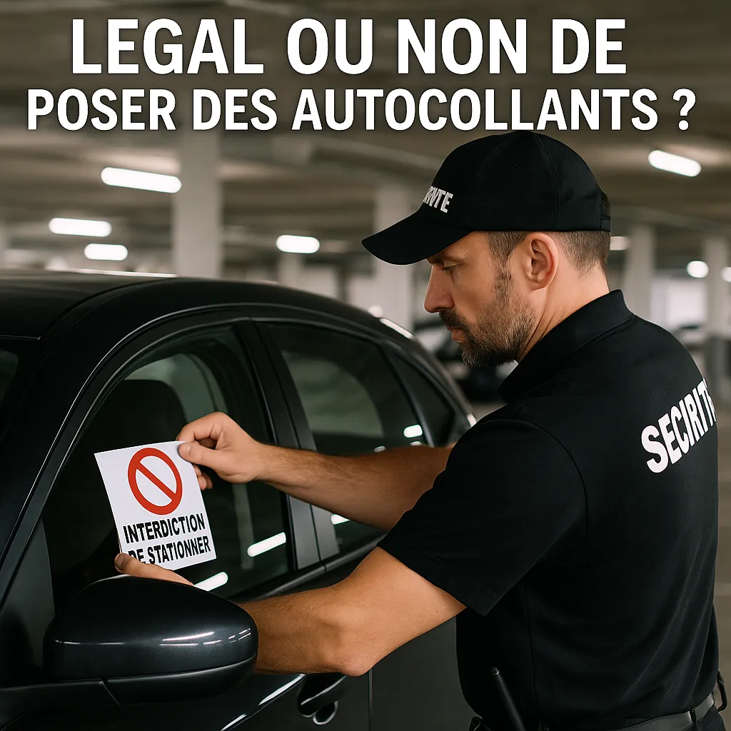 Marquer une voiture mal garée : un agent de sécurité peut-il le faire ?