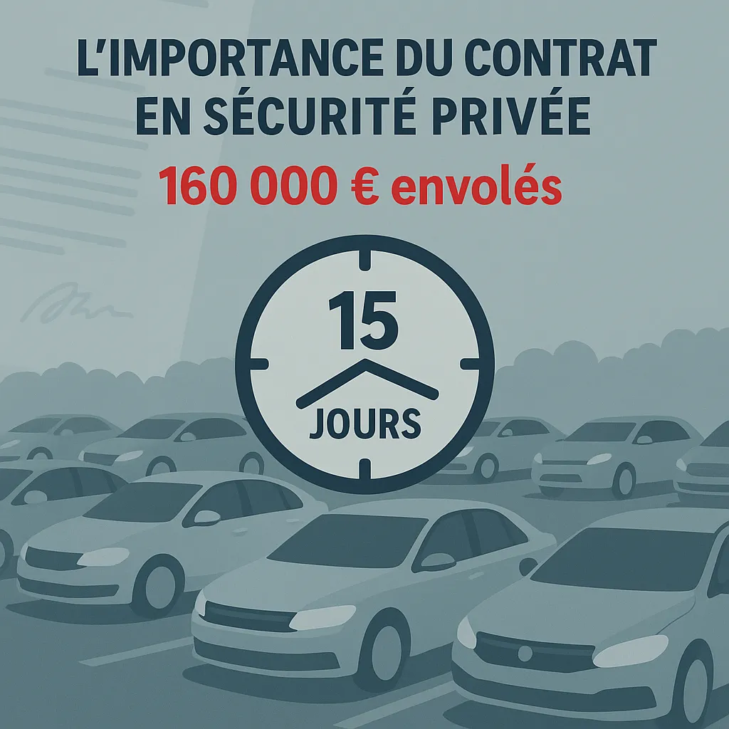 Contrat de prestation en sécurité privée : quand une clause efface un reproche lourd