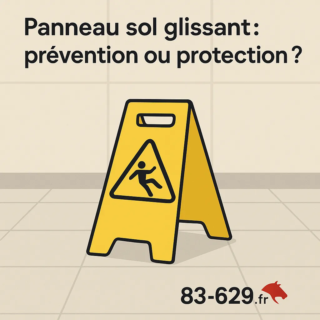 Affichage "sol glissant" : outil de prévention ou bouclier juridique ?