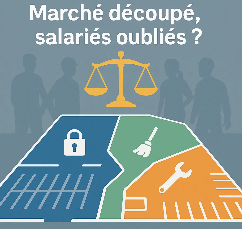 Sécurité, propreté, maintenance : quand l’allotissement fait vaciller le droit du travail