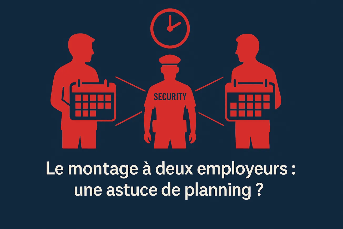 Le montage à deux employeurs pour qu'un agent de sécurité explose les compteurs : une astuce de planning ?