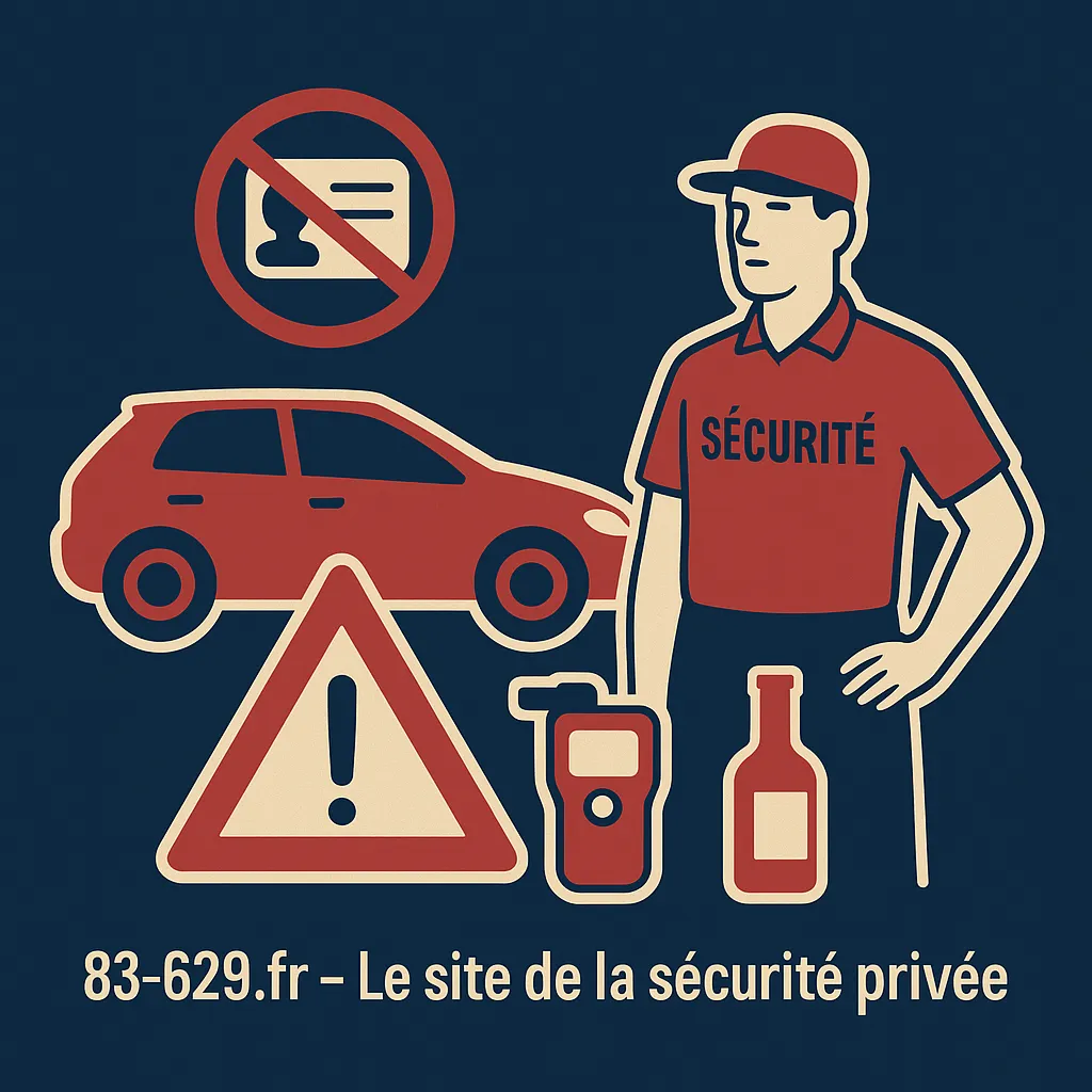 Carte pro : l’impact d’infractions routières sur l’examen du CNAPS