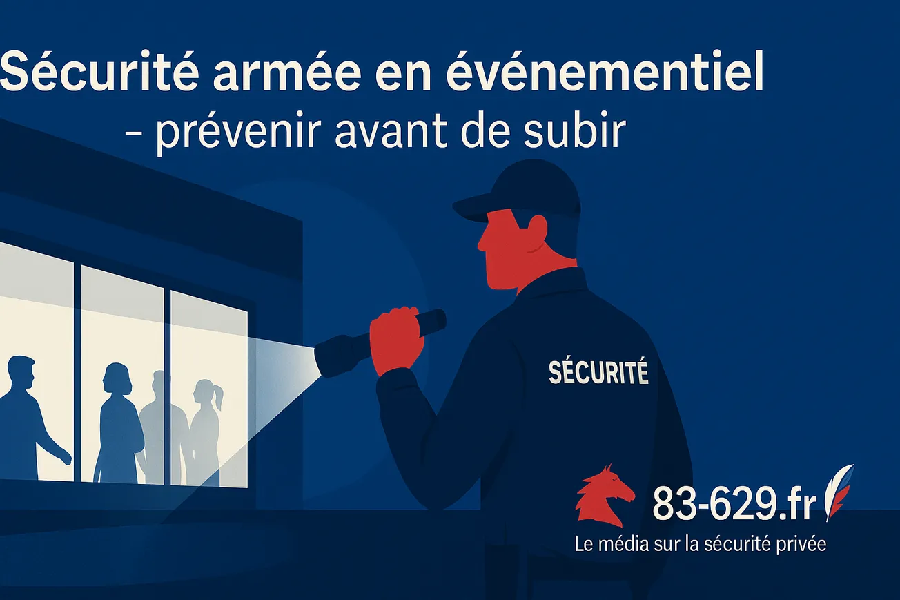 Agents de sécurité armé dans les soirées festives - la sécurité des agents n’est plus un détail