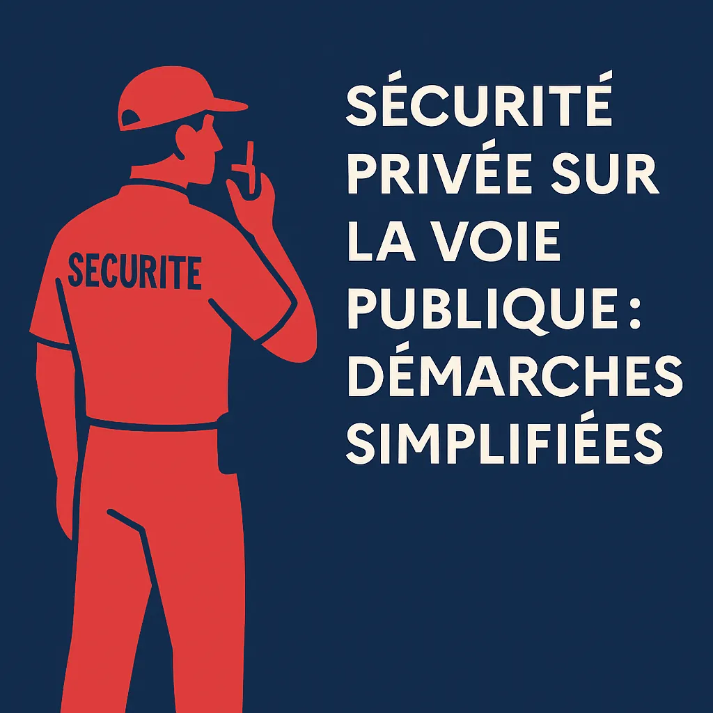 💻 Autorisation préfectorale sur la voie publique : enfin une démarche en ligne pour les sociétés de sécurité privée