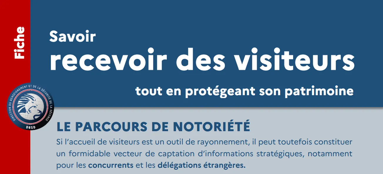 Visiteur en entreprise : quand la DRSD rappelle le rôle clé des agents de sécurité dans la protection du patrimoine