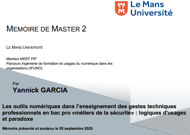 💡 Yannick Garcia : quand le numérique interroge la pédagogie du geste en sécurité image de l'article